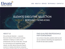 Tablet Screenshot of elevateselection.ie